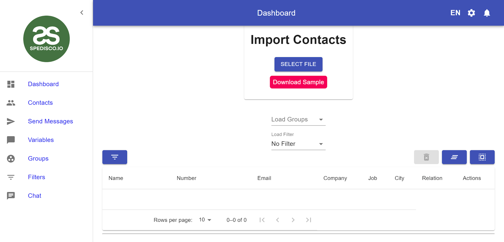 Contacts Import